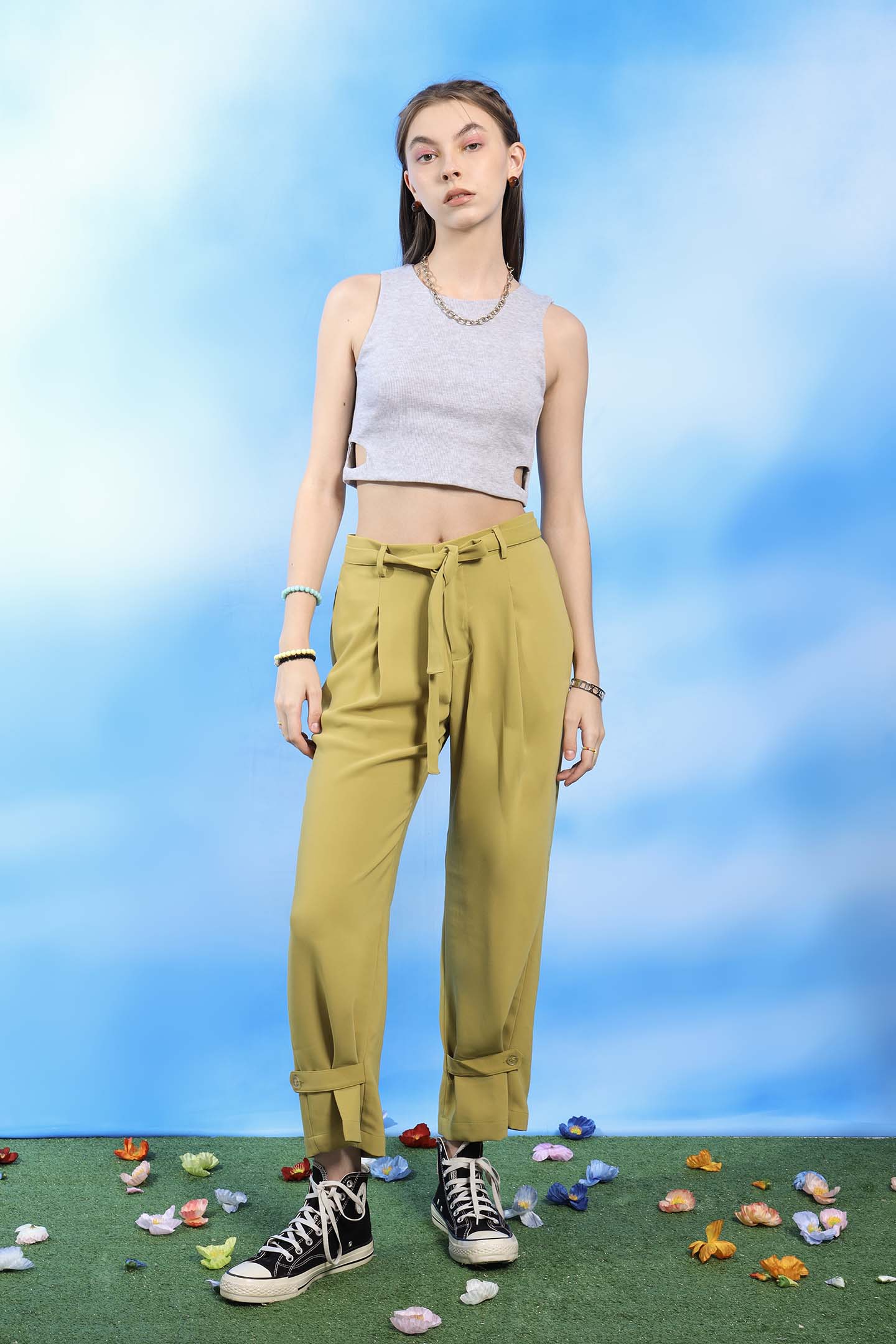 Amber green