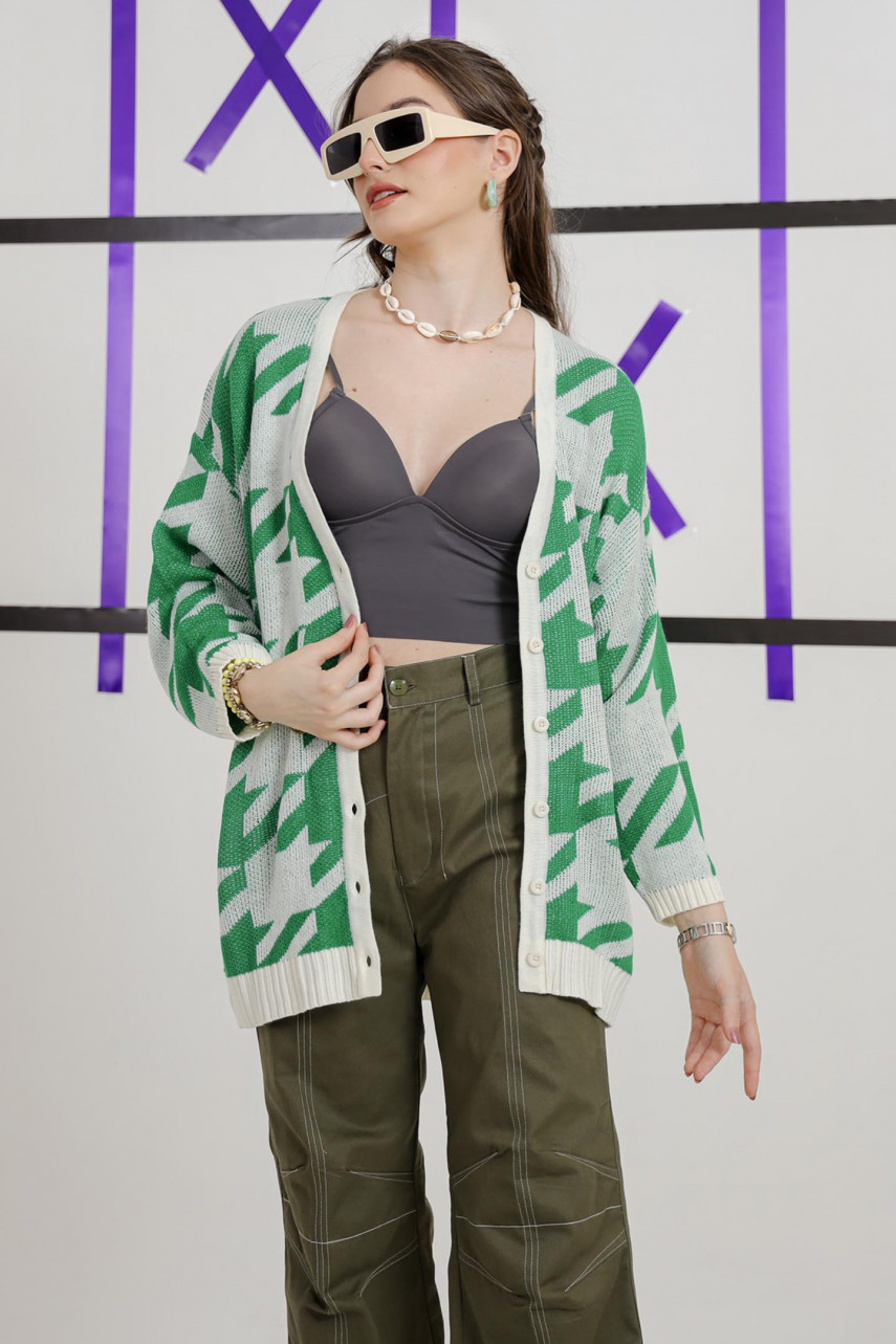 Broken White - Green
