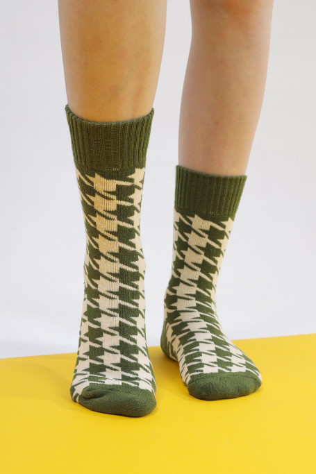 Green Houndstooth